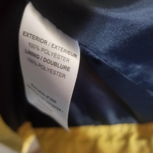 Cleo Jacket Medium Yellow Modern Outerwear Sporty Activewear Hood - Picture 7 of 8